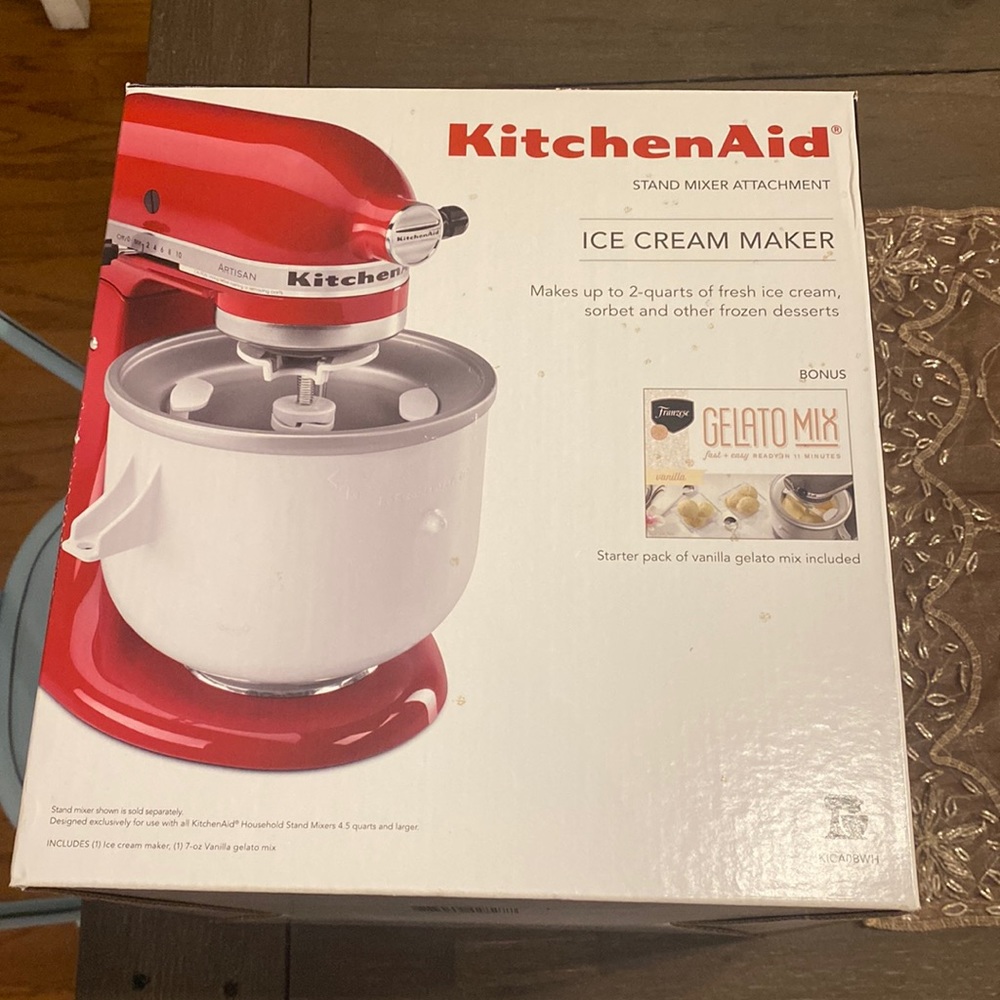 KitchenAid Ice Cream Maker Attachment Brand New